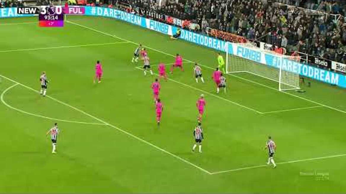 Νιούκαστλ-Φούλαμ: 3-0 (MD 17, 16/12/2023)