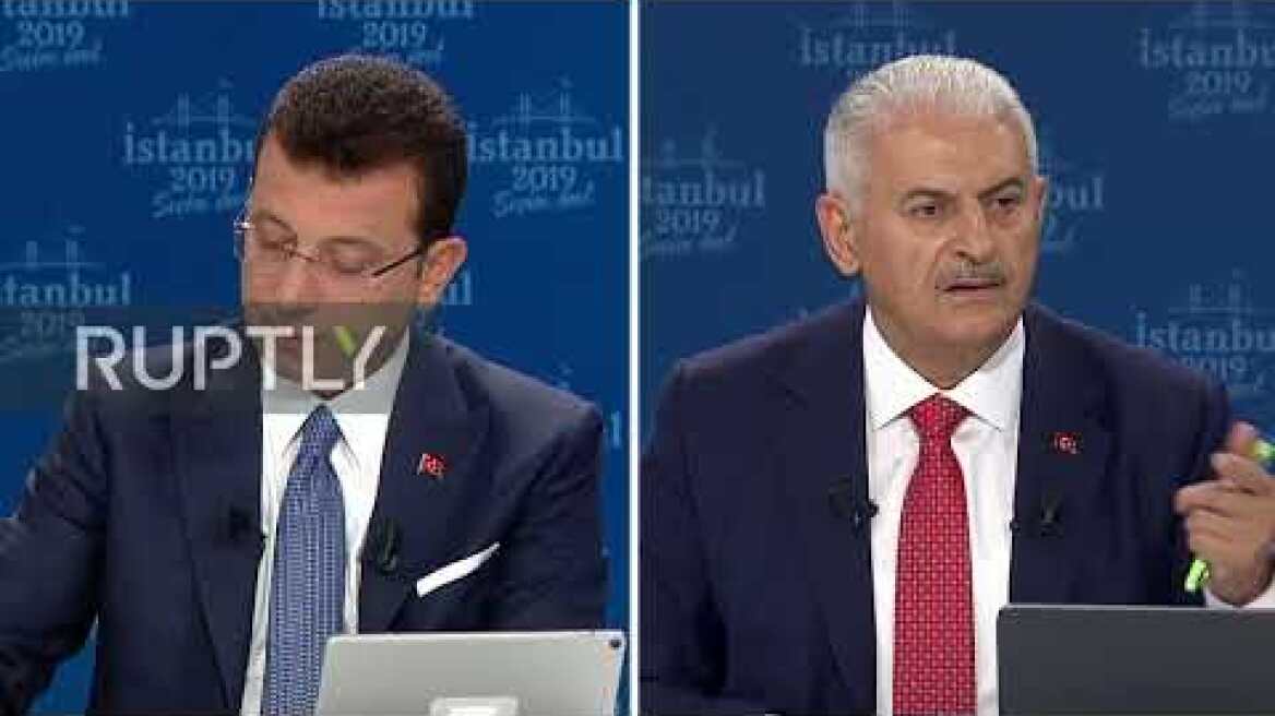 Turkey: Istanbul mayoral candidates face off in rare live televised debate