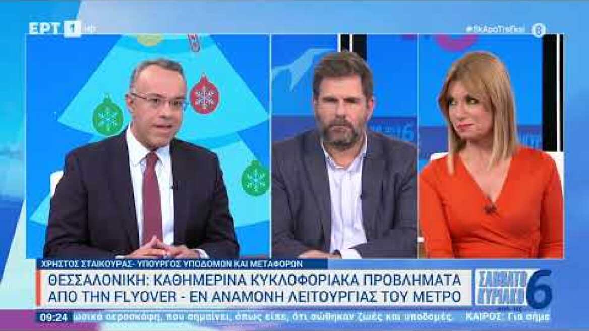 Ο Χρήστος Σταϊκούρας στην ΕΡΤ