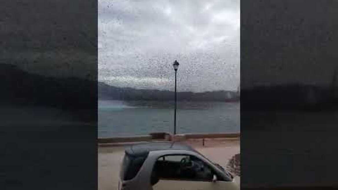 Πορθμείο Ρίου - κακοκαιρία