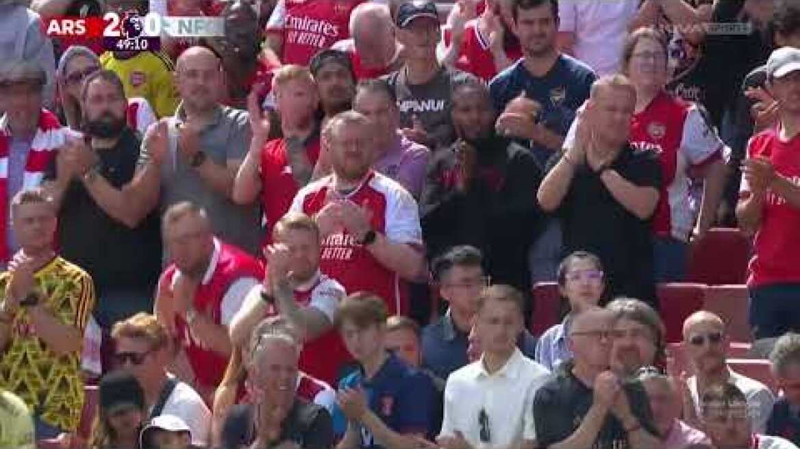 Άρσεναλ - Νότιγχαμ Φ.: 2-1 (ΜD 1, 12/8/2023)