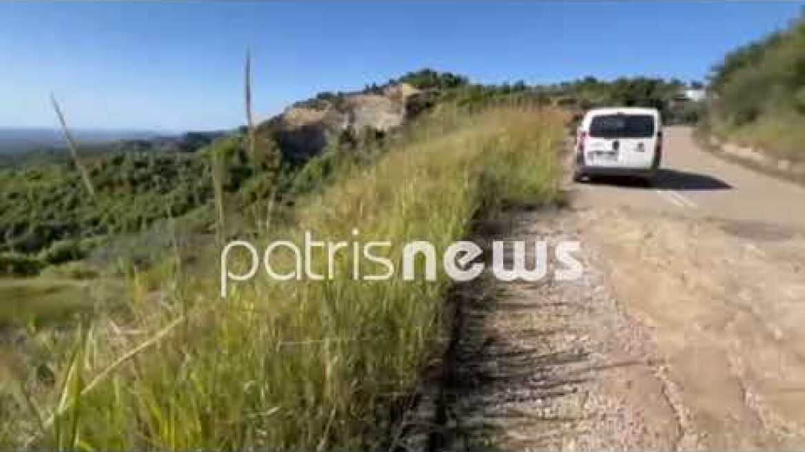 Πύργος: Αυτοκίνητο έπεσε σε χαράδρα στην Κορυφή