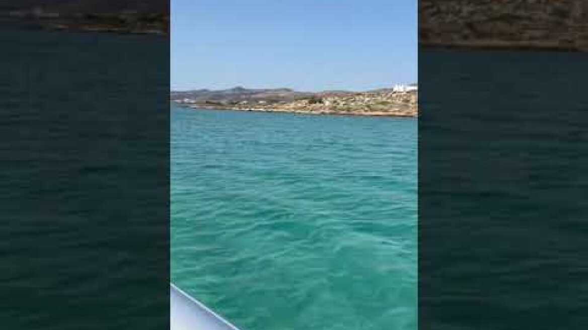 To ζεύγος Ομπάμα στην Αντίπαρο