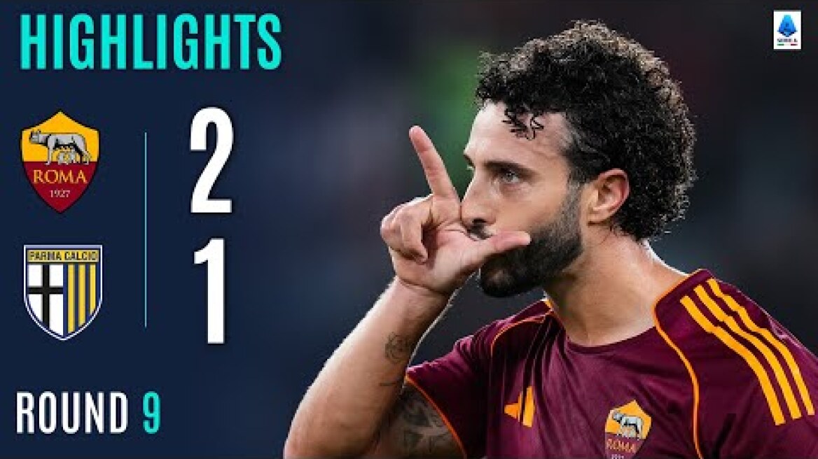 ROMA-PARMA 2-1 | HIGHLIGHTS | Roma joins Napoli again on top | SERIE A 2025/26