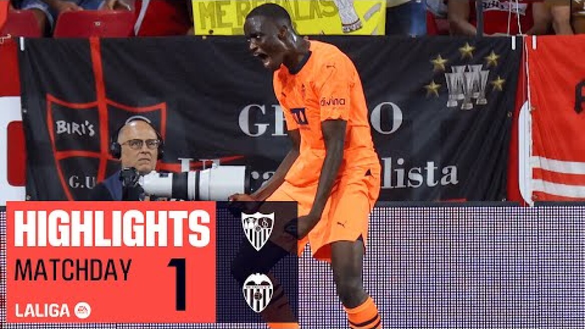 Resumen de Sevilla FC vs Valencia CF (1-2)