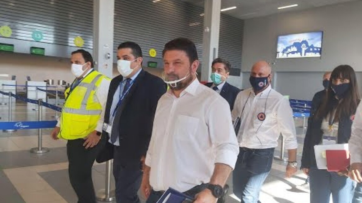 Στη Ζάκυνθο ο Υφυπουργός Π.Π. Νίκος Χαρδαλιάς, για την τήρηση των μέτρων στο αεροδρόμιο