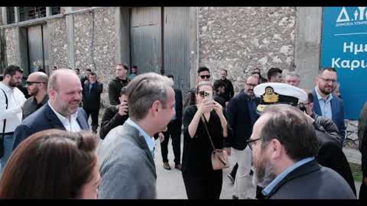 Ο Κυριάκος Μητσοτάκης στην ημέρα καριέρας της ΔΥΠΑ