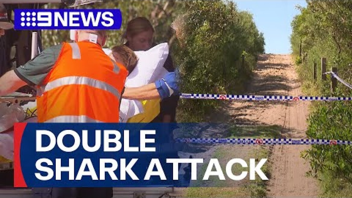 Woman killed and man bitten in fatal shark attack in NSW | 9 News Australia