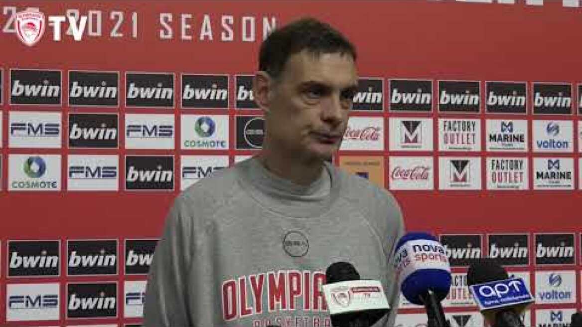 Μπαρτζώκας: "Πρέπει οπωσδήποτε να κερδίσουμε την Μπάγερν"