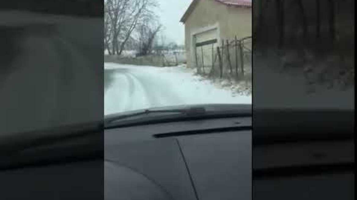 Χιονόπτωση στο Λιβαδερό Κοζάνης 23/2/2019