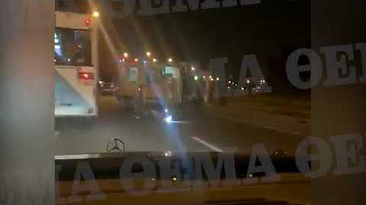 Βίντεο από το τροχαίο του Τάσου Μπουντούρη