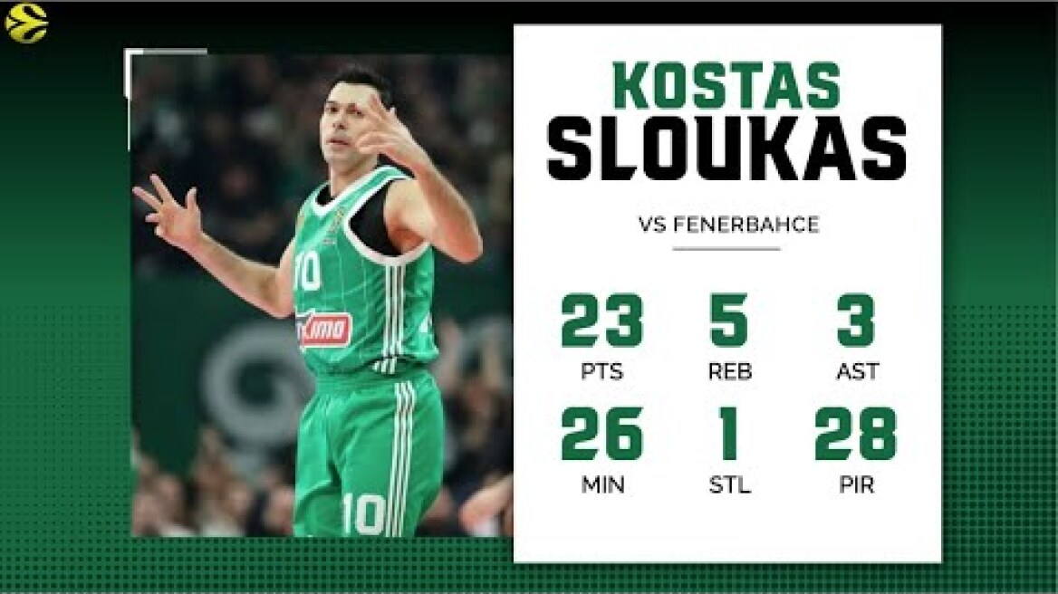 Panathinaikos - Fenerbahce 91-90 | Euroleague R25 Kostas Sloukas (23 Points , 28 PIR)