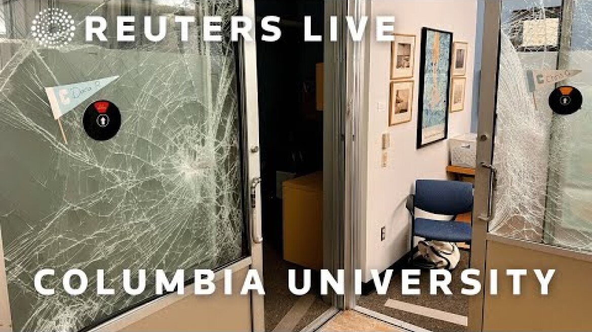 LIVE: Columbia University holds a briefing after police clear Gaza war protests encampment