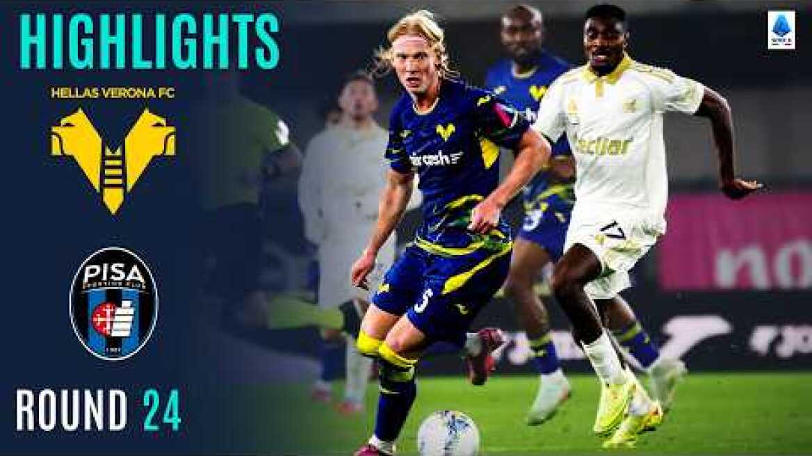 VERONA-PISA | HIGHLIGHTS | Spoils Shared In Verona | Serie A 2025/26