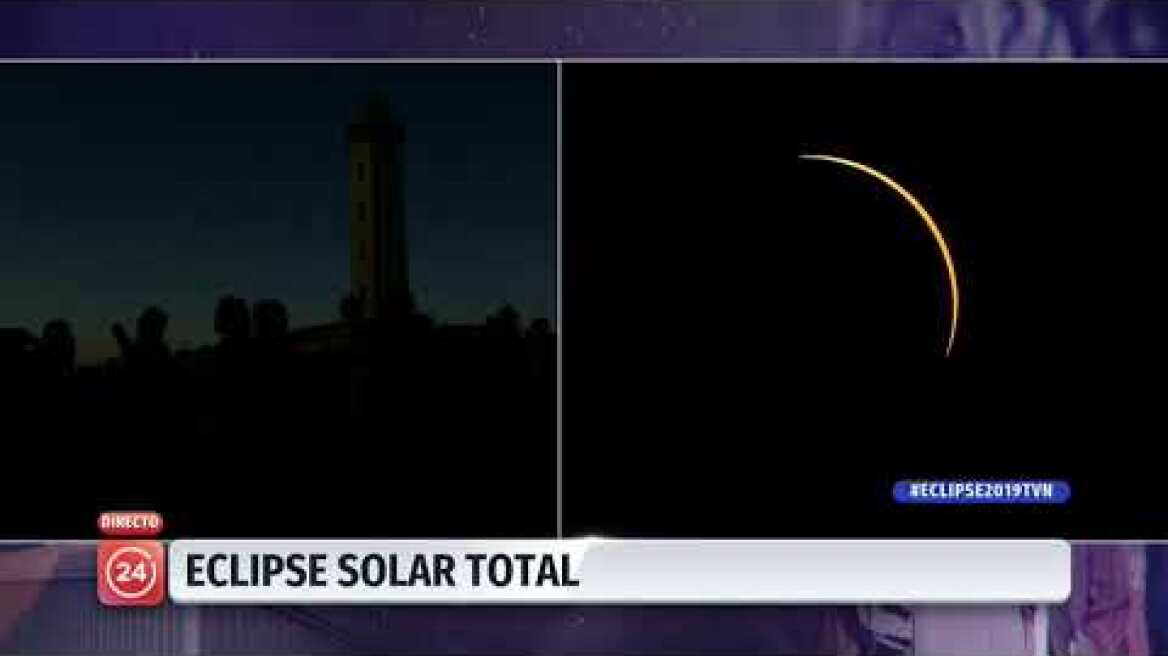 Así se vivió el momento del eclipse total de sol