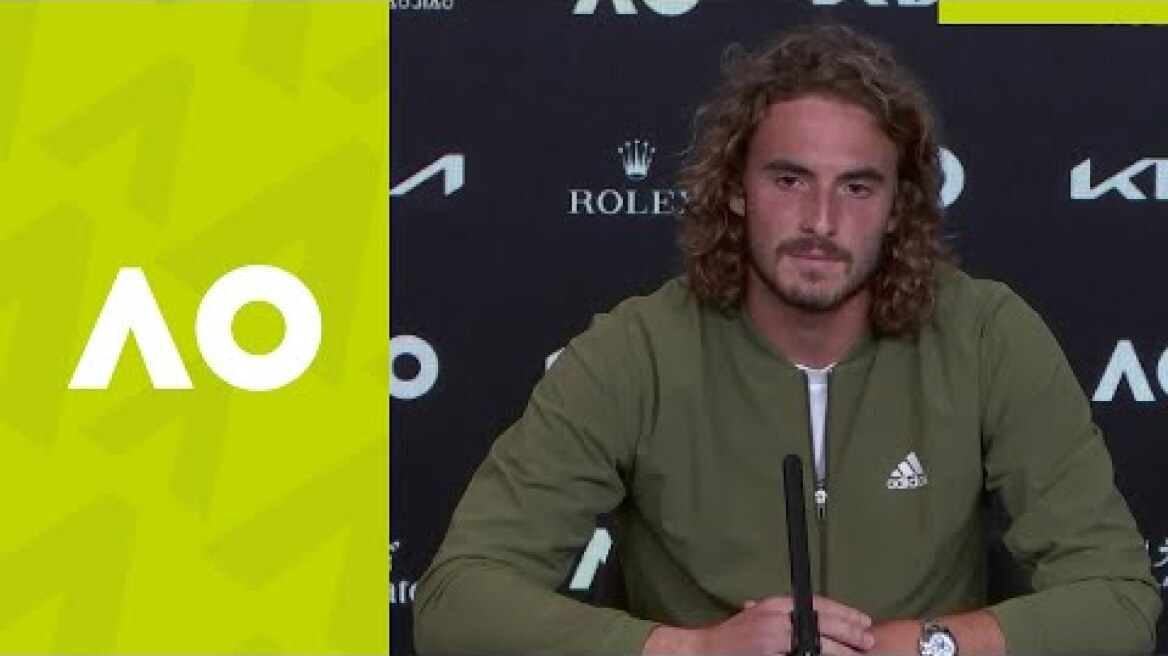 Stefanos Tsitsipas: "It was a special moment" press conference (QF) | Australian Open 2021