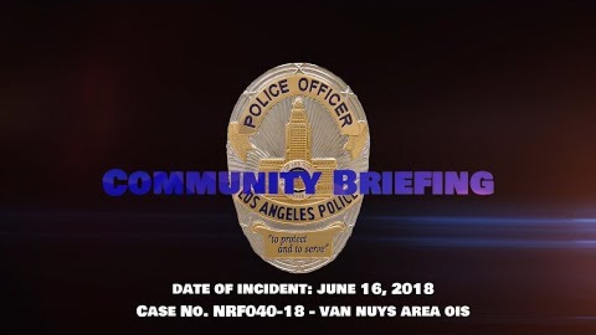 Critical Incident Video Release NRF040-18