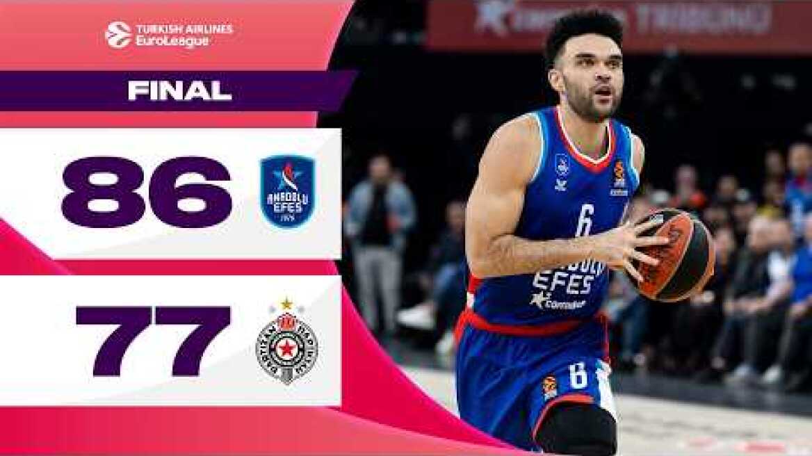 OSMANI's UNSTOPPABLE 25pts | Anadolu Efes - Partizan | BASKETBALL HIGHLIGHTS R17 2024-25