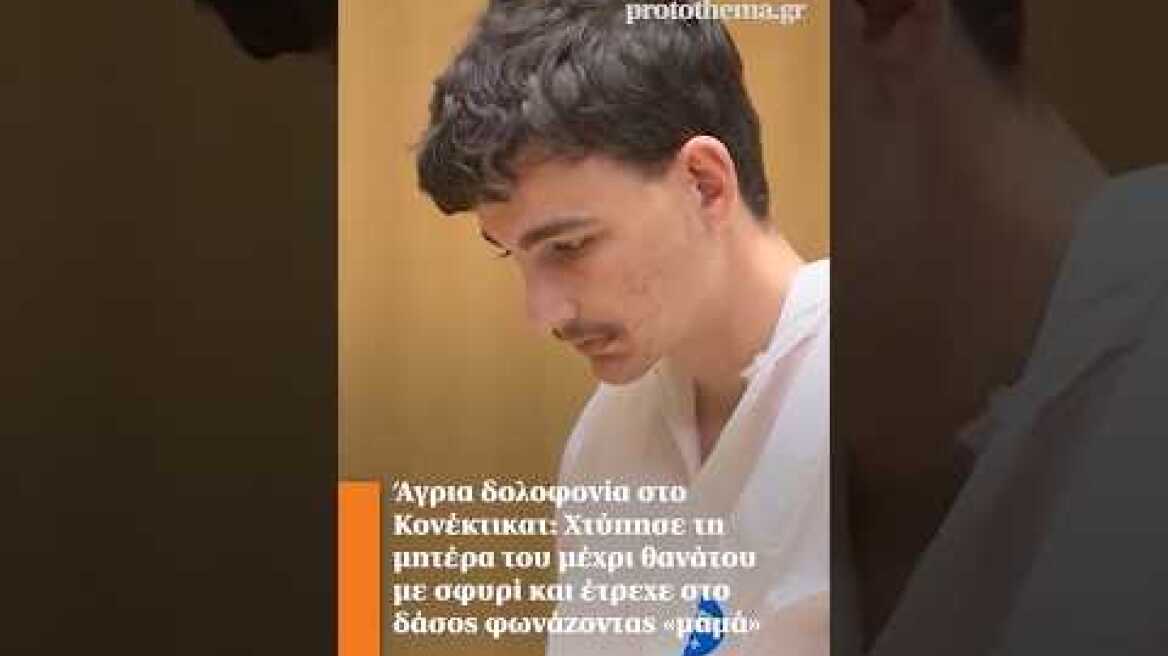 Άγρια δολοφονία στο Κονέκτικατ: Χτύπησε τη μητέρα του μέχρι θανάτου με σφυρί και έτρεχε στο δάσος