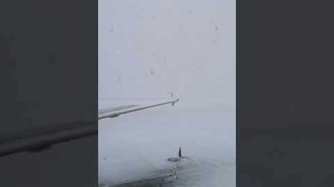 Αεροδρόμιο Ελ. Βενιζέλος σφοδρή χιονόπτωση