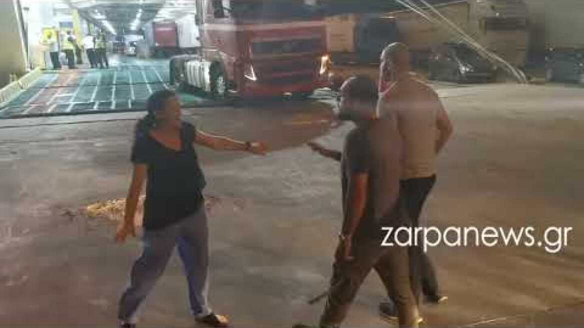 Ένταση στο λιμάνι της Σούδας