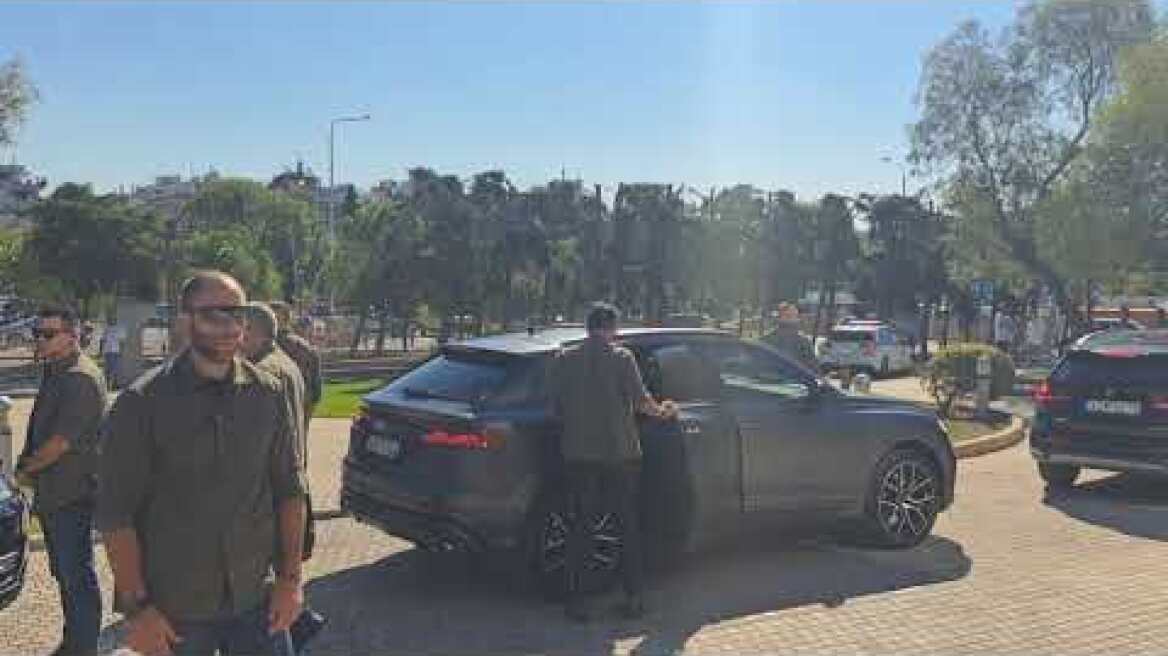 Arrival of Mitsotaki Music Hall Thessaloniki 