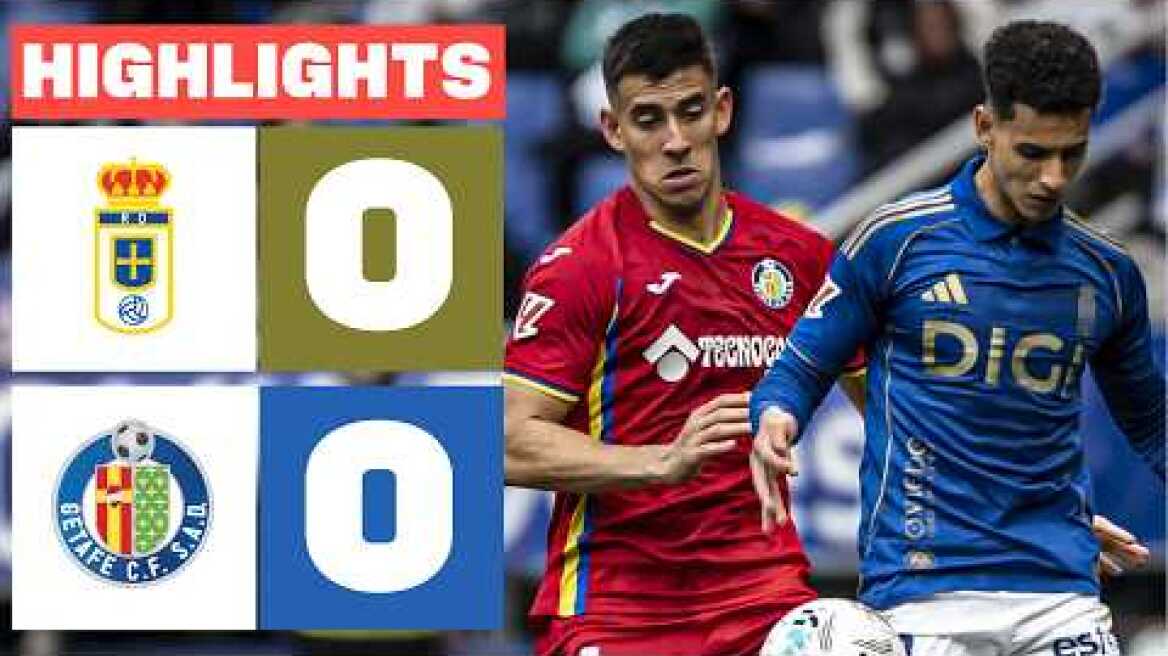 REAL OVIEDO 0 - 0 GETAFE CF | RESUMEN LALIGA EA SPORTS