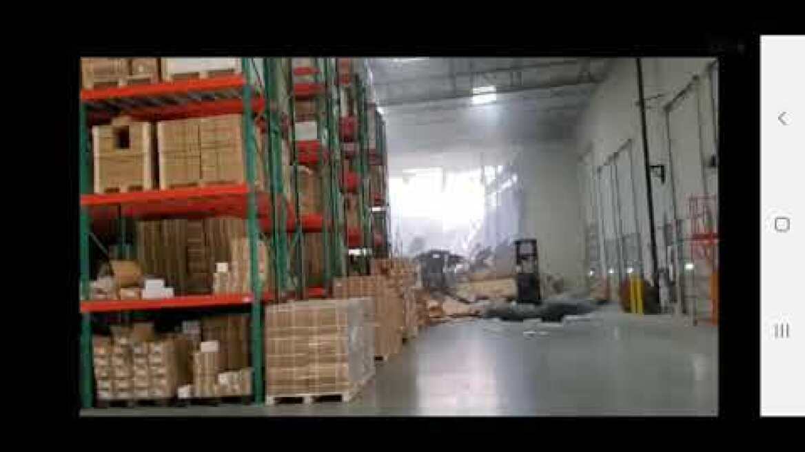 F-16 Fighter Jet Crashes Into Riverside Warehouse