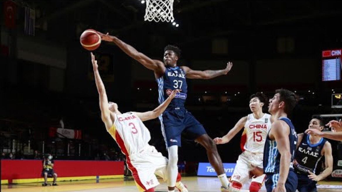China vs Greece - Full Game Highlights | FIBA Olympic Qualifying Turnament 2020