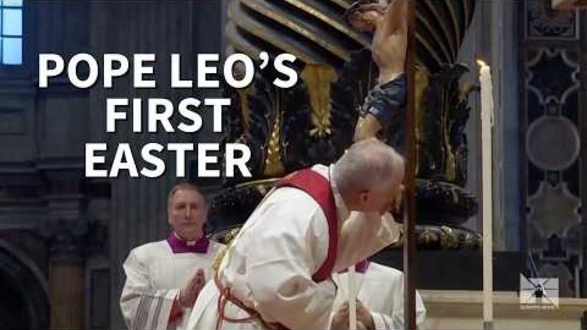 Pope Leo XIV's first Good Friday: Carrying the cross at Colosseum for first time in decades