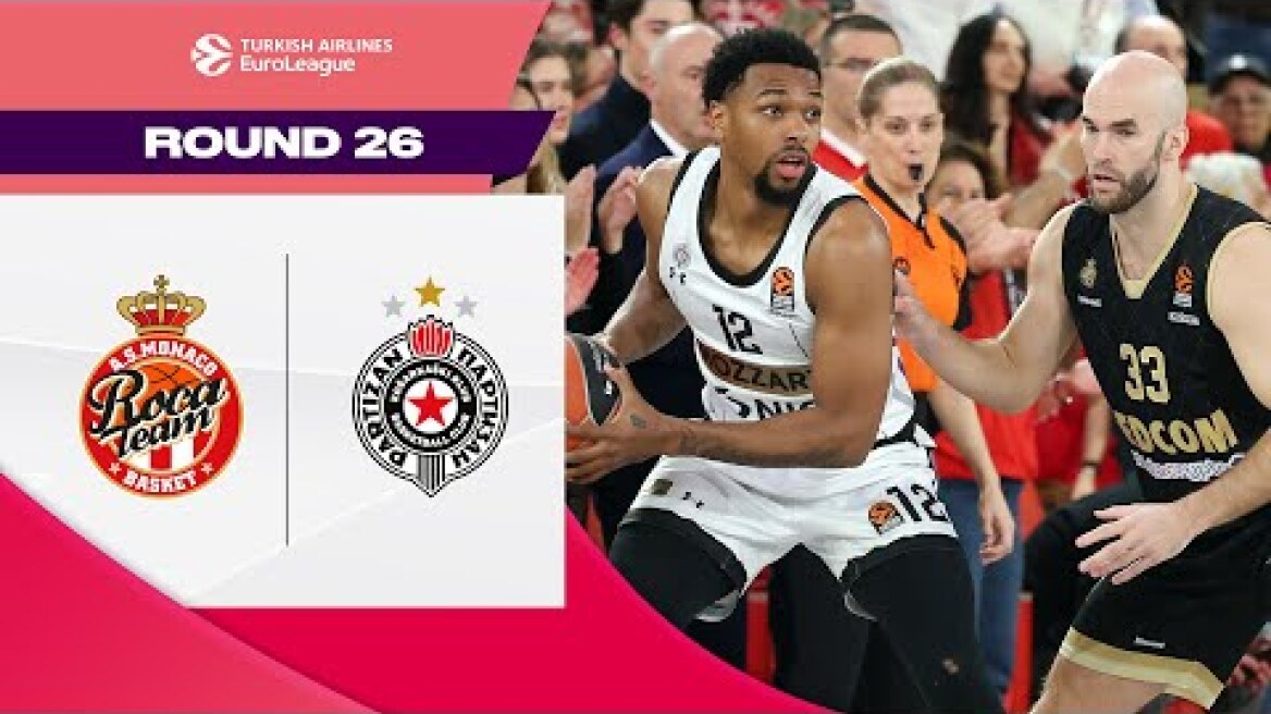 Brown's MONSTER Road SHOW | AS Monaco – Partizan | BASKETBALL HIGHLIGHTS R26 2024-25