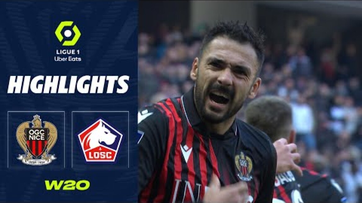OGC NICE - LOSC LILLE (1 - 0) - Highlights - (OGCN - LOSC) / 2022-2023