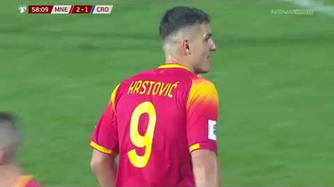 Μαυροβούνιο - Κροατία: 2-3 (MD 8, 17/11/2025)