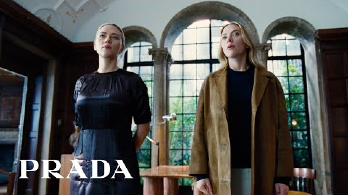 Scarlett Johansson for the Prada Galleria bag