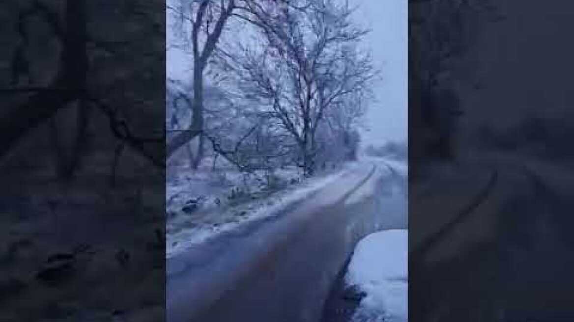 Στα «λευκά» ντύθηκε το Οροπέδιο Λασιθίου