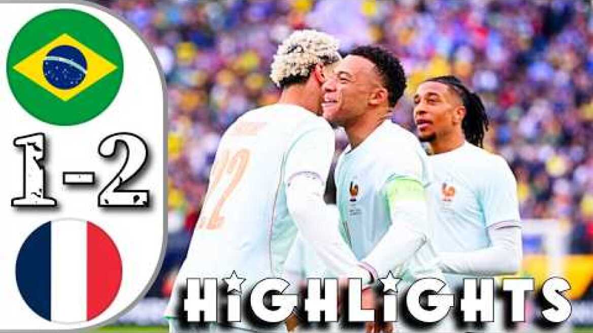 France vs Brazil 2-1 Highlights today | Kylian Mbappe Goal | Résumé | Melhores momentos | friendly