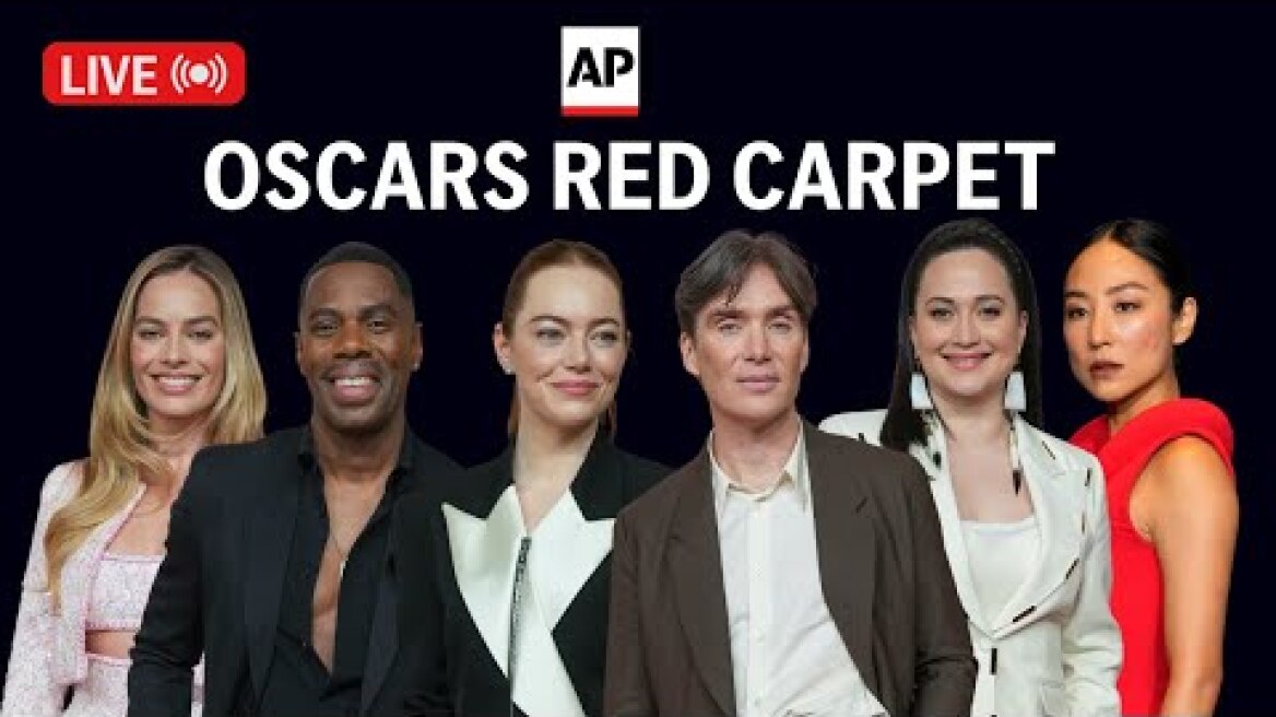 Oscars 2024: Watch LIVE as stars arrive on the red carpet