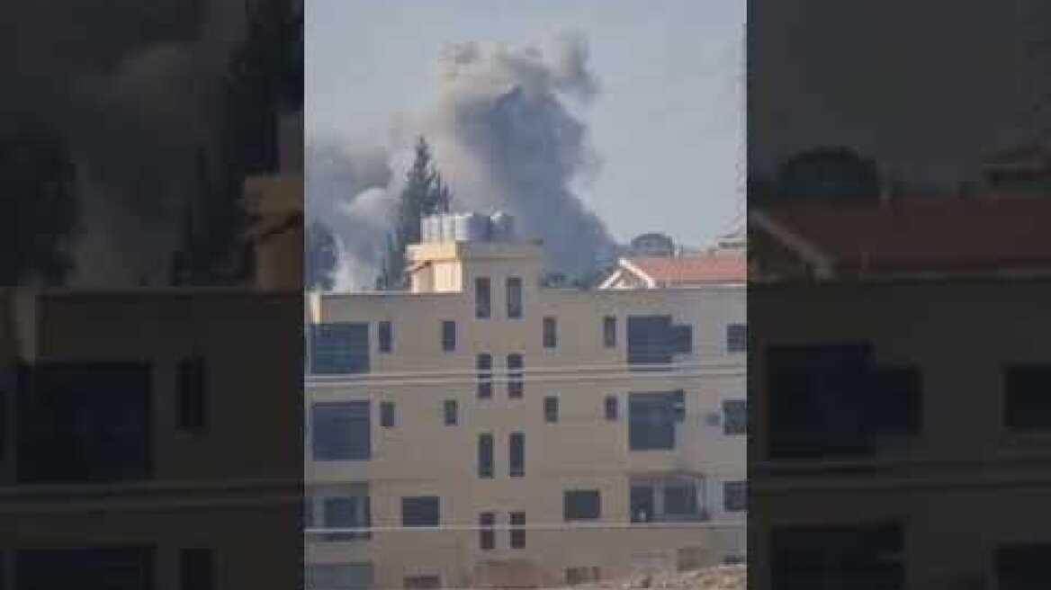 Israel has launched a series of air strikes on Lebanon’s southern city of Nabatieh
