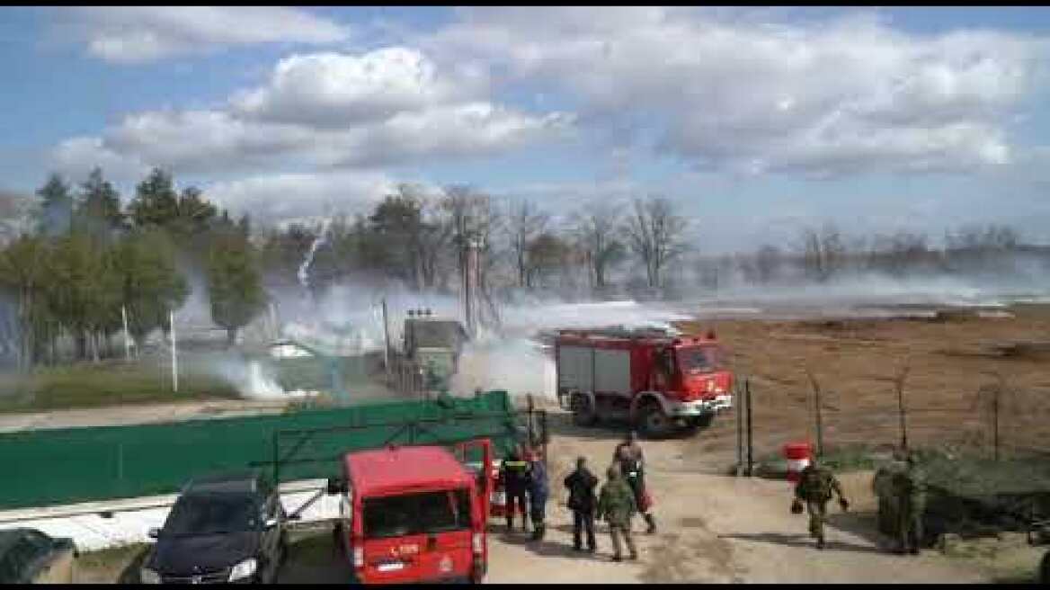 Ρίψη χημικών από την τουρκική πλευρά πολύ κοντά στο φυλάκιο των Καστανέων