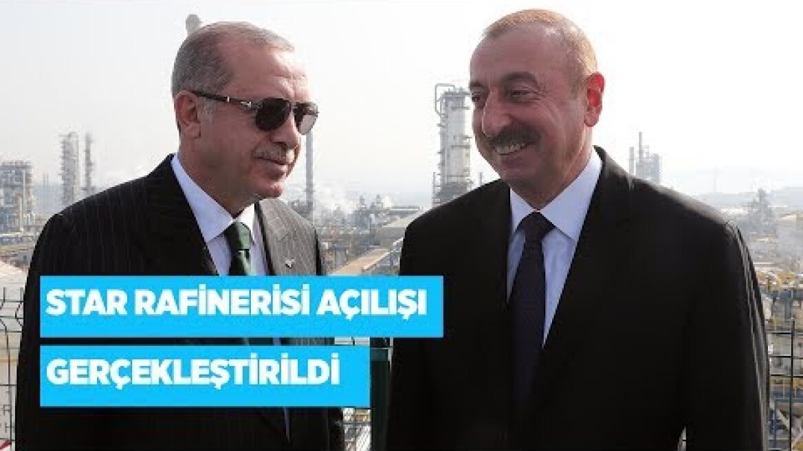 Cumhurbaşkanı Erdoğan, SOCAR Star Rafinerisi Açılış Töreninde konuşuyor