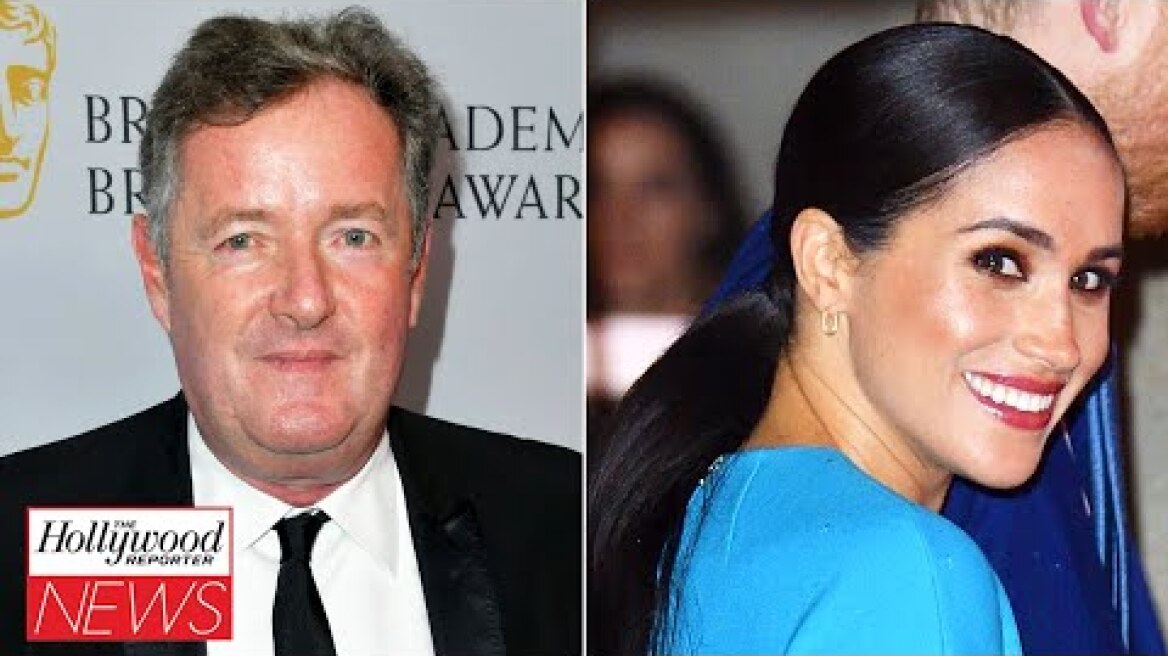 Piers Morgan Walks Off Set After Being Called Out Over Meghan Markle Comments | THR News