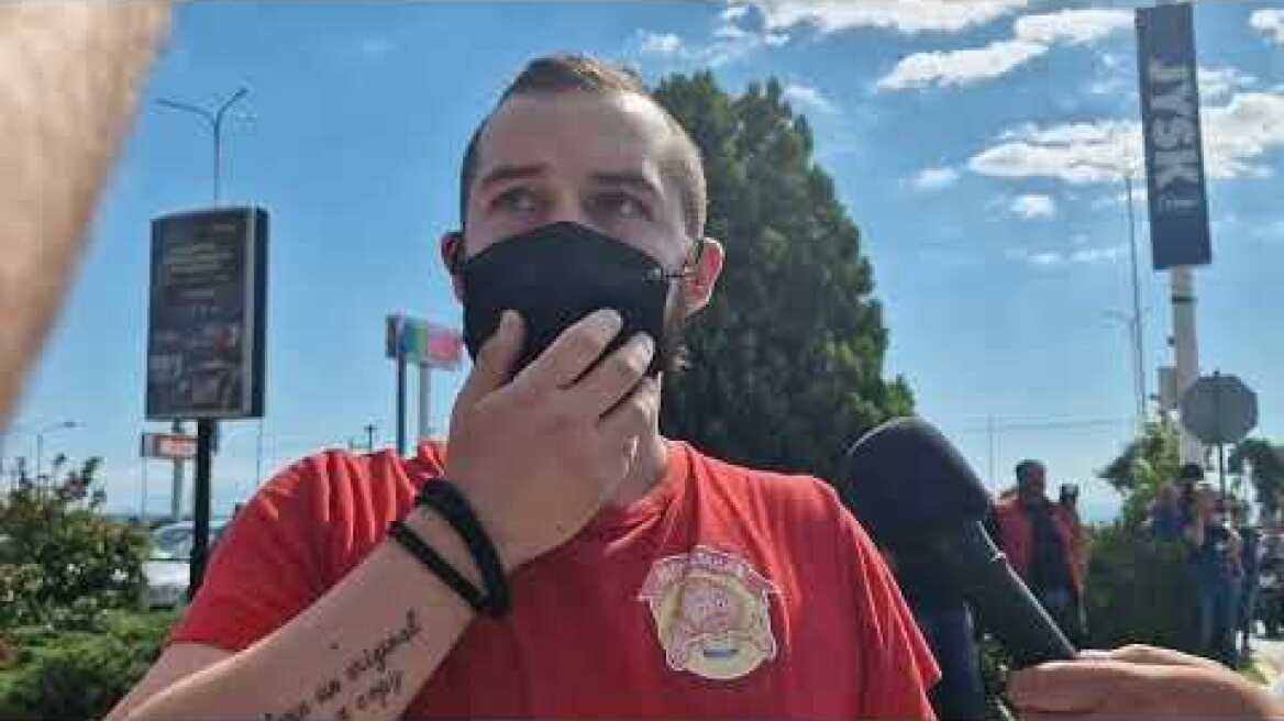 Φωτιά σε κατάστημα στη Θεσσαλονίκη - Δηλώσεις