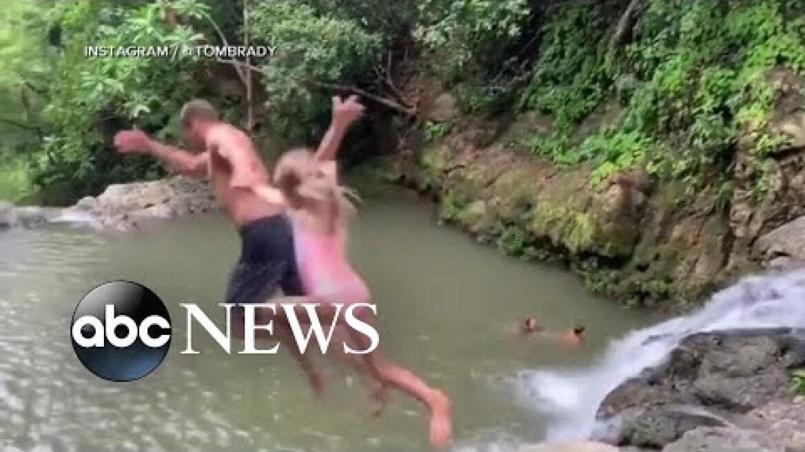 Tom Brady faces backlash for cliff jump with daughter
