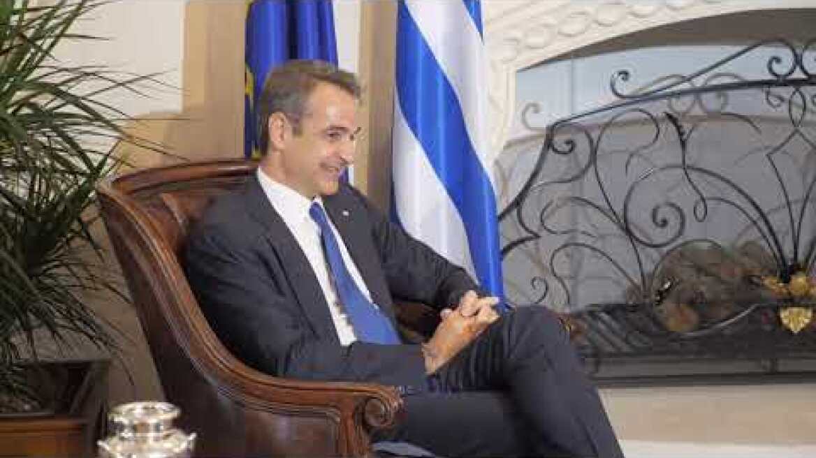 Συνάντηση του Κυριάκου Μητσοτάκη με τον Πρόεδρο της Κυπριακής Δημοκρατίας, Νίκο Αναστασιάδη