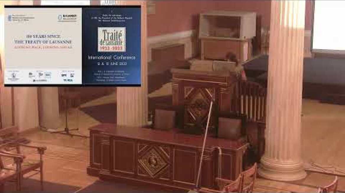 Τελετή έναρξης του Διεθνούς Συνεδρίου για τα 100 χρόνια από την υπογραφή της Συνθήκης της Λωζάννης