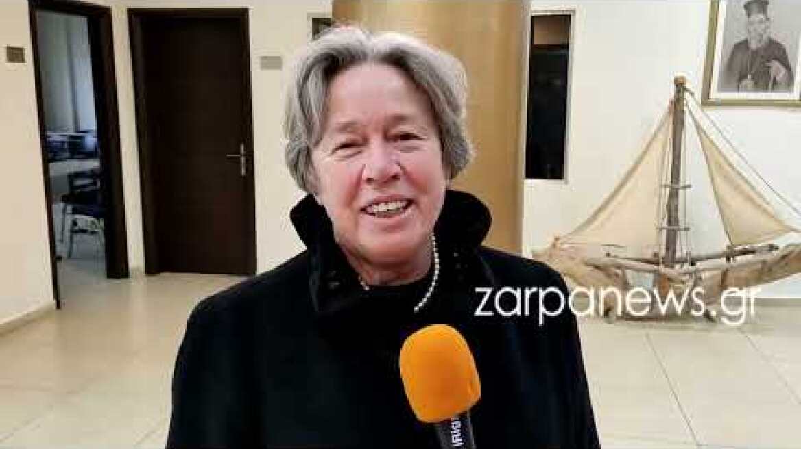 Στα Χανιά η Αθηνά Λινού: «Ο κορονοϊός είναι ακόμα εδώ»