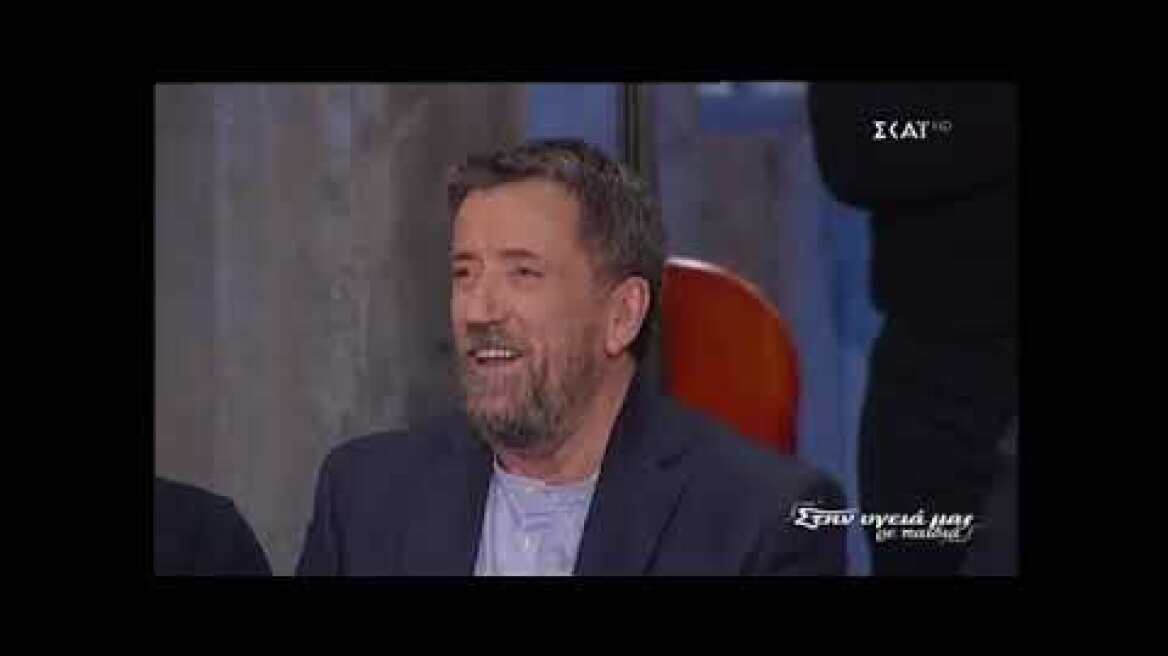 Ο Σπύρος Παπαδόπουλος στην τελευταία εκπομπή της σεζόν