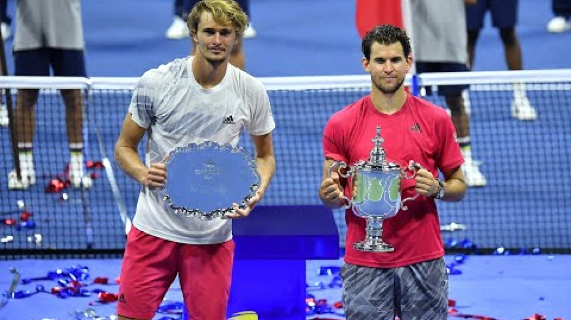 US Open 2020 Men's Singles Trophy Presentation