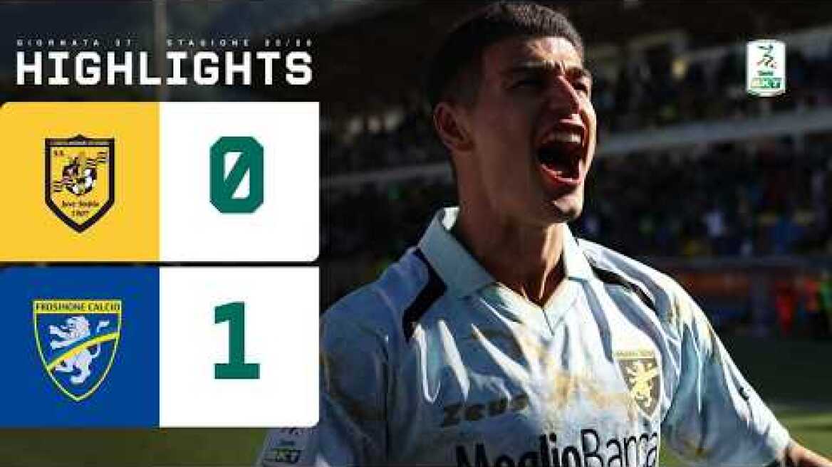 Juve Stabia-Frosinone 0-1 | I LEONI agguantano il secondo posto in classifica | HIGHLIGHTS Serie BKT