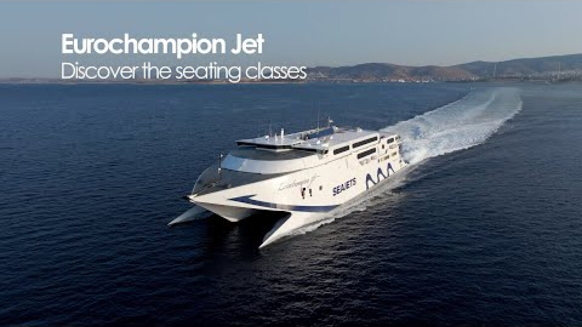 Eurochampion Jet 🚀 Discover the seating classes